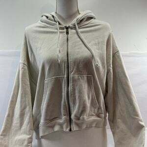 American Eagle Outfitters Women’s Zip Up Hooded Jacket In Size Medium